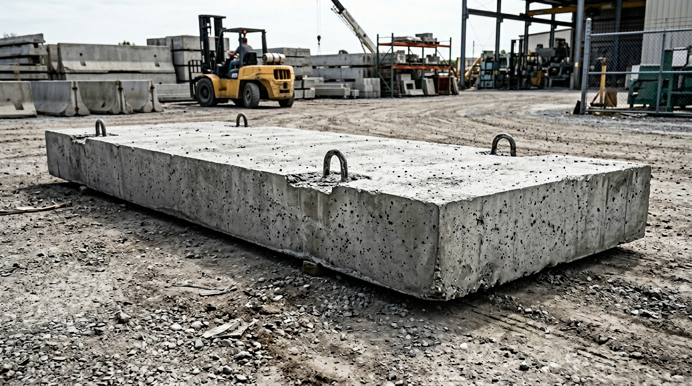 9″ Solid Concrete Slab Unit, 9″ solid slab unit, Quality solids product photo.